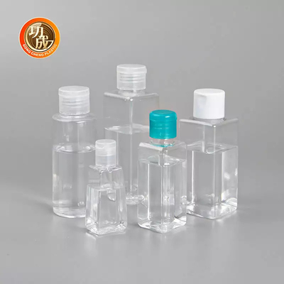 Garrafa do Sanitizer da mão do tamanho do curso do PLA do PCR do OEM Mini Plastic Sanitizer Bottle com suporte do silicone
