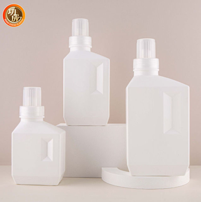 Garrafa líquida plástica 1L 2L do detergente para a roupa do PE vazio recarregável