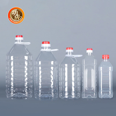 O condimento plástico do animal de estimação do espaço livre do OEM engarrafa o plástico do recipiente do óleo de 250ml 500ml 1l