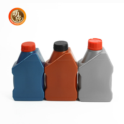 garrafa vazia do lubrificante do hdpe do fuel-óleo do motor de óleo do motor da gasolina do pe 1l da amostra grátis
