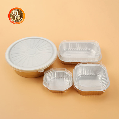 Folha de alumínio descartável de recipiente de alimento para viagem que coze Tray Barbecue Pan