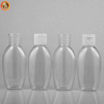 Garrafa do Sanitizer de Mini Cute Travel Portable Plastic com o suporte do silicone dos desenhos animados