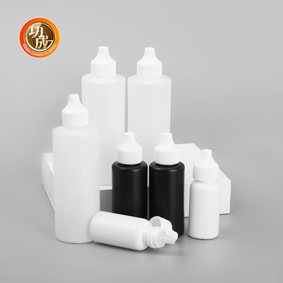 Garrafa de 120 ml de gotas para os olhos Ldpe Garrafas de gotas de plástico para compressão