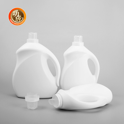 Garrafa de detergente de roupa reciclável com tampa de parafuso tipo à prova de fugas