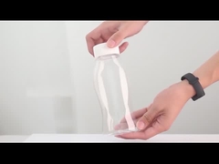 Garrafas plásticas do molho do aperto do ANIMAL DE ESTIMAÇÃO com tampa Flip Top Food Grade