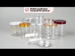 Frasco de cookie claro 1500ml dos doces do ANIMAL DE ESTIMAÇÃO Honey Food Packaging