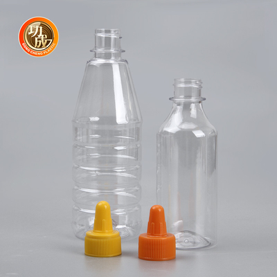 Garrafa de Flip Top Plastic Squeeze Sauce para o xarope 250ml 500ml