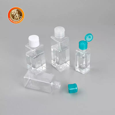 Garrafa do Sanitizer da mão do tamanho do curso do PLA do PCR do OEM Mini Plastic Sanitizer Bottle com suporte do silicone