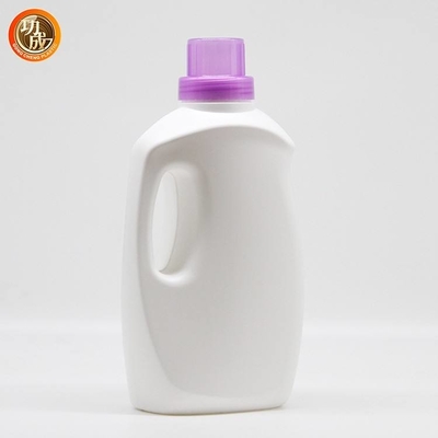 Recipiente detergente plástico do PE vazio feito sob encomenda da garrafa do detergente para a roupa 2l líquido