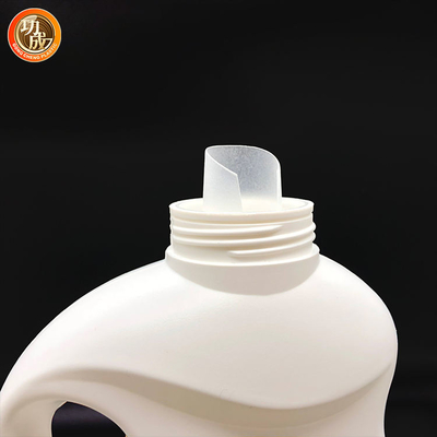 Recipiente detergente plástico do PE vazio feito sob encomenda da garrafa do detergente para a roupa 2l líquido