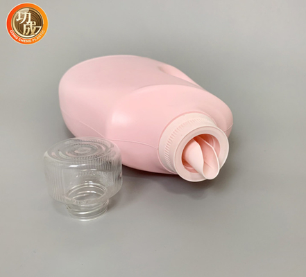Garrafa vazia plástica do PE para o detergente líquido 5L feito-à-medida