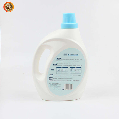 Garrafa líquida plástica do detergente para a roupa do HDPE 3L vazio 1 galão