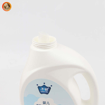 Garrafa líquida plástica do detergente para a roupa do HDPE 3L vazio 1 galão
