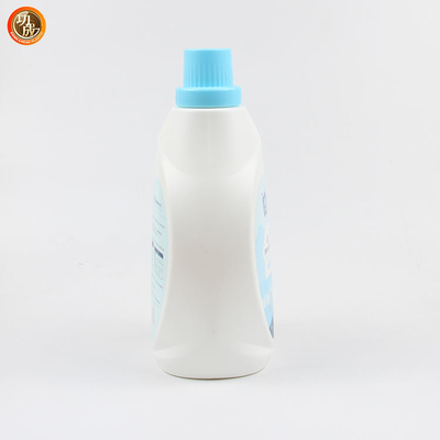 Garrafas plásticas detergentes líquidas da lavanderia do HDPE com galão de medição 3000ml do tampão 1