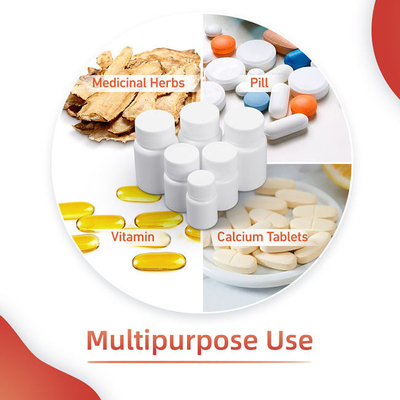 Garrafas vazias plásticas da medicina do tampão de parafuso da imprensa da garrafa de comprimido do HDPE farmacêutico