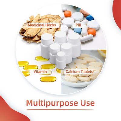 Garrafas de comprimido plásticas da medicina do HDPE para o suplemento à vitamina
