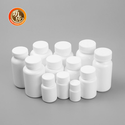 Garrafa plástica feita sob encomenda da medicina do HDPE do tampão de parafuso da garrafa do comprimido do produto comestível