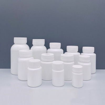 garrafa da medicina do Hdpe de 80ml 100ml 150ml com o recipiente plástico vazio da cápsula do tampão de parafuso