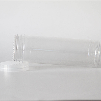 Frascos plásticos transparentes dos doces do frasco de cookie 450ml dos doces do ANIMAL DE ESTIMAÇÃO 500ml com tampas