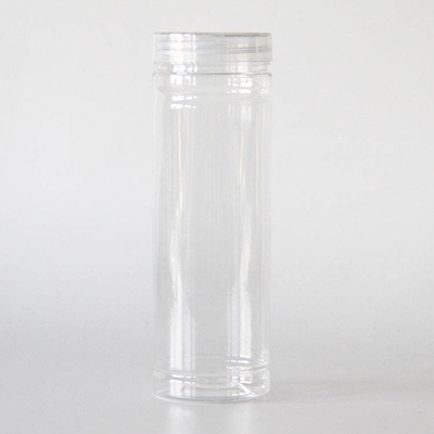 Frascos plásticos transparentes dos doces do frasco de cookie 450ml dos doces do ANIMAL DE ESTIMAÇÃO 500ml com tampas