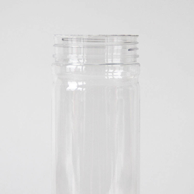Frascos plásticos transparentes dos doces do frasco de cookie 450ml dos doces do ANIMAL DE ESTIMAÇÃO 500ml com tampas