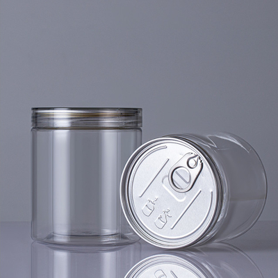 Frasco de cookie claro 1500ml dos doces do ANIMAL DE ESTIMAÇÃO Honey Food Packaging