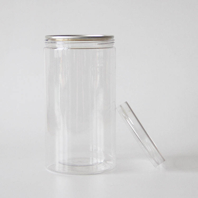 Categoria plástica de Honey Containers With Lids Food do animal de estimação largo transparente da boca