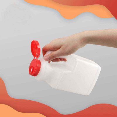 Garrafa plástica do molho de soja do alimento feito sob encomenda do Hdpe com punho