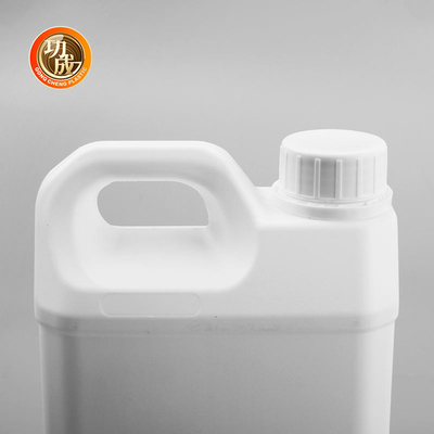Garrafa de água plástica química engrossada vazia do PE com punho