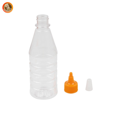 Garrafas do aperto da mostarda da ketchup do espaço livre do ANIMAL DE ESTIMAÇÃO 17oz do produto comestível