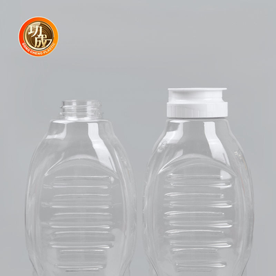 O aperto transparente vazio do molho de ASSADO de Honey Ketchup engarrafa Eco amigável