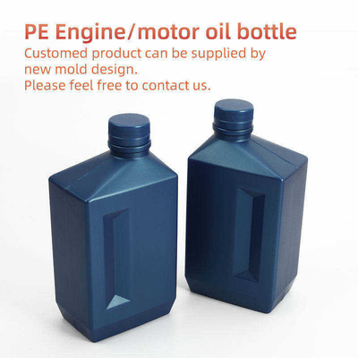 Garrafa de óleo de motor vazia personalizada 1000 ml Garrafas de óleo de motor de plástico HDPE
