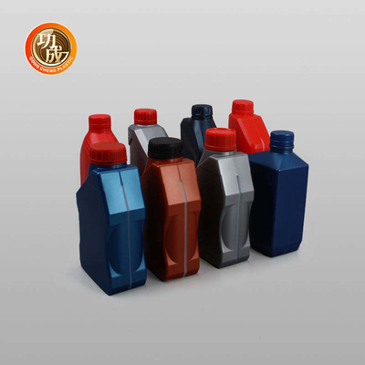 Garrafa de empacotamento vazia do óleo de motor do HDPE recipiente plástico do óleo de motor de 1 litro