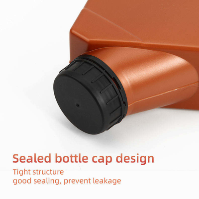 Garrafa de empacotamento vazia do óleo de motor do HDPE recipiente plástico do óleo de motor de 1 litro