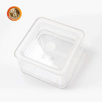 600ml 810ml personalizam a caixa retangular transparente dos alimentos para animais de estimação das caixas de embalagem