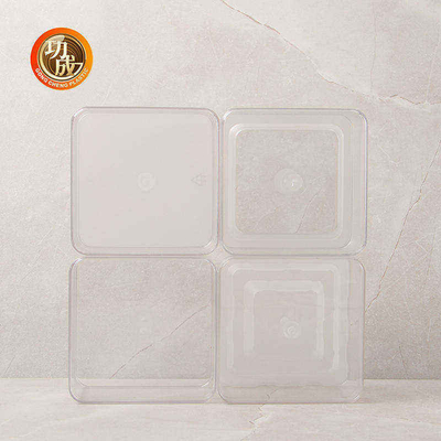 600ml 810ml personalizam a caixa retangular transparente dos alimentos para animais de estimação das caixas de embalagem