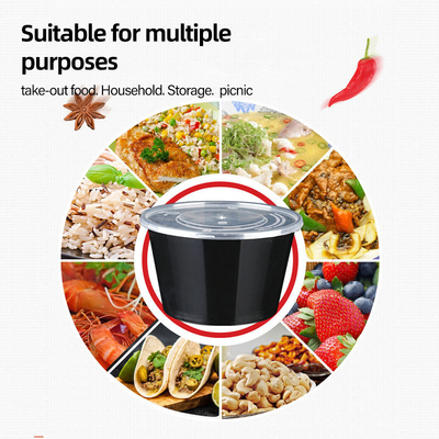 O produto comestível personaliza recipientes afastados do alimento portátil descartável das caixas de embalagem
