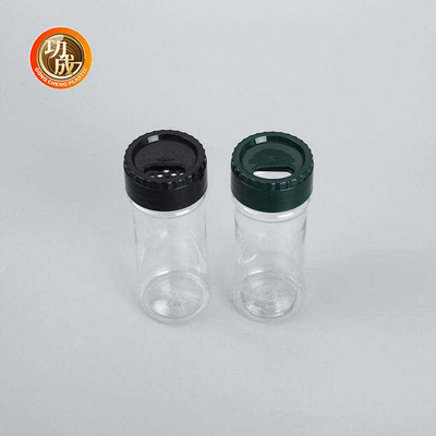 A especiaria plástica do tampão de parafuso engarrafa o tempero vazio Shaker Jars plástico da pimenta