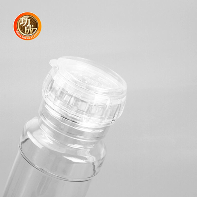 Condimento plástico transparente feito sob encomenda Shaker Jars 250ml 500ml das garrafas da especiaria