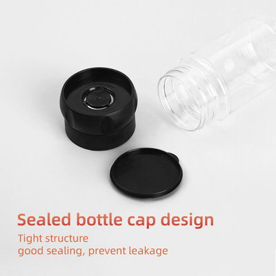 boca plástica do parafuso de garrafas da especiaria 125Ml que tempera Shaker With Lid