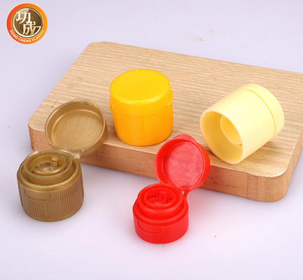 25 - as garrafas plásticas de 35mm tampam o molho de soja Flip Top Screw Cap