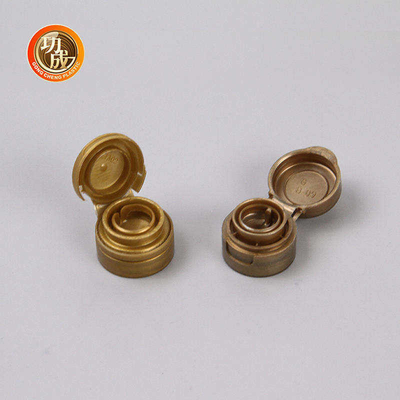 Produto comestível plástico feito sob encomenda de tampão de garrafas do molho de soja do ouro