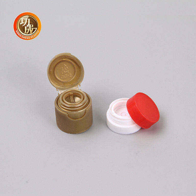 PE plástico PP Flip Top Caps plástico do tampão de garrafas do parafuso feito sob encomenda do molho de soja