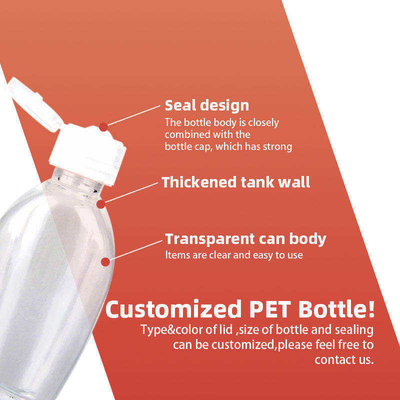 Garrafa do Sanitizer de Mini Cute Travel Portable Plastic com o suporte do silicone dos desenhos animados