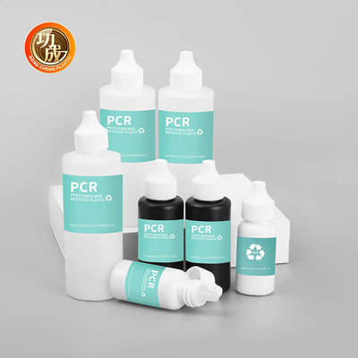 Botalhas de plástico de shampoo Pcr cosmético ecológico com tampa torcida