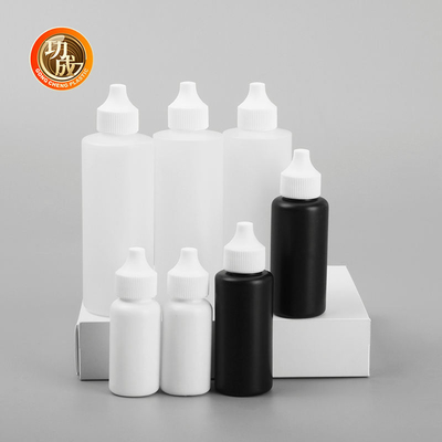 Gotas para os Olhos Garrafa de plástico transparente Garrafa de Garrafa líquida para medicamentos Hdpe