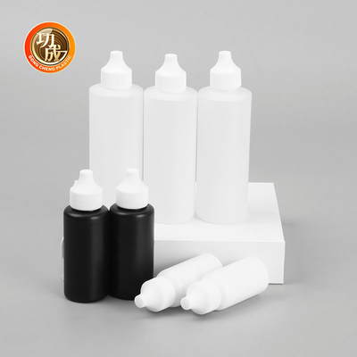20 mm boca olho gota goteador plástico E frasco de líquido com tampa de parafuso à prova de crianças