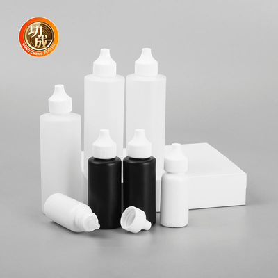 Pe Botalhas de plástico comprimido 120Ml óleo de cabelo suave corante molho torcer aberto aplicador de tampa de distribuição