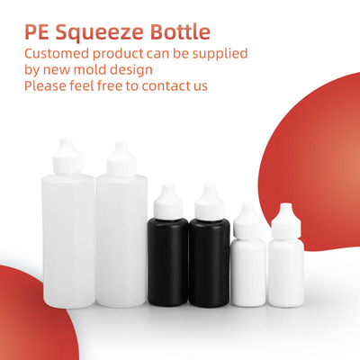 Bottle Dropper de líquido para medicamentos em plástico Hdpe sob medida