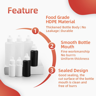 Bottle Dropper de líquido para medicamentos em plástico Hdpe sob medida